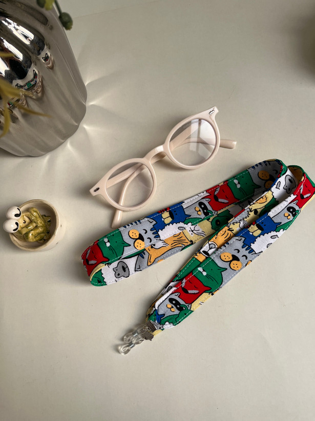 بندعینک پارچه ای طرحدار